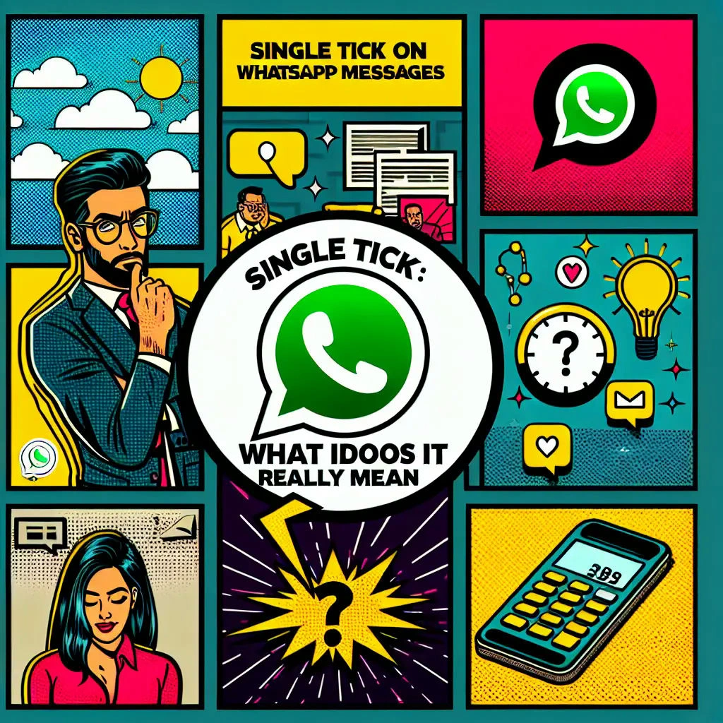 Single Tick on WhatsApp Messages: What Does It Really Mean?