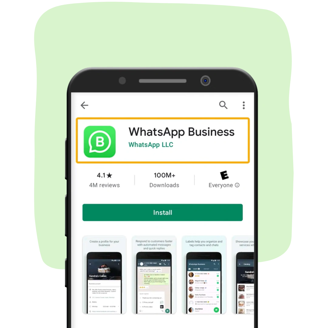 Install the WhatsApp Business App